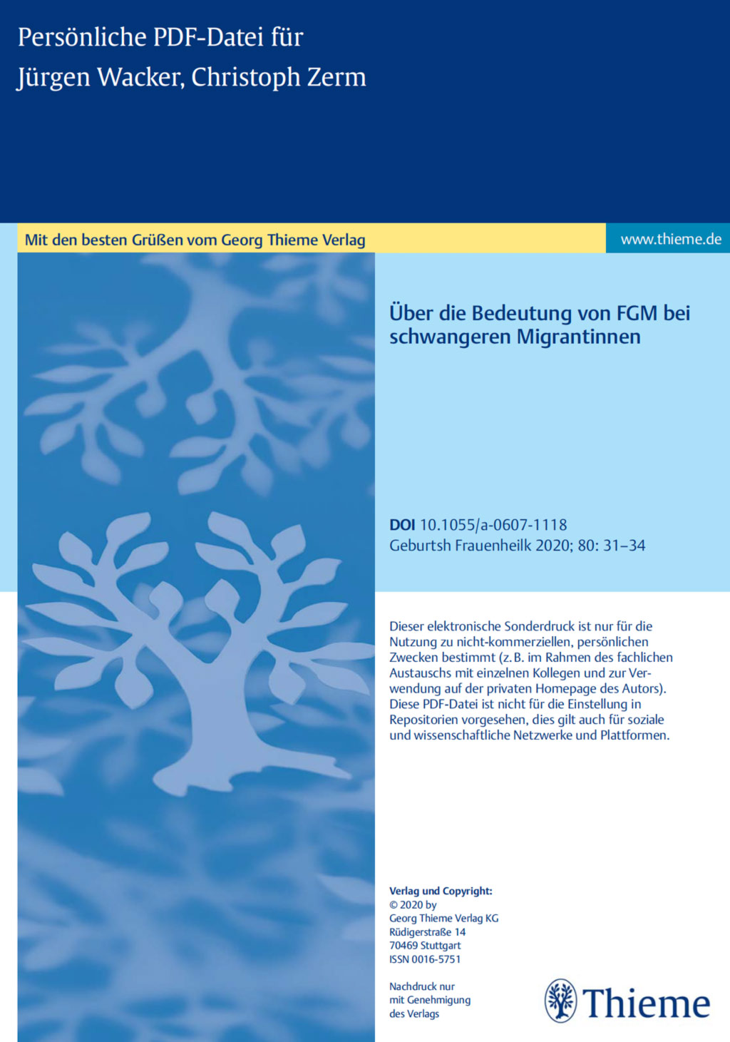 Bedeutung von FGM bei schwangeren Migrantinnen